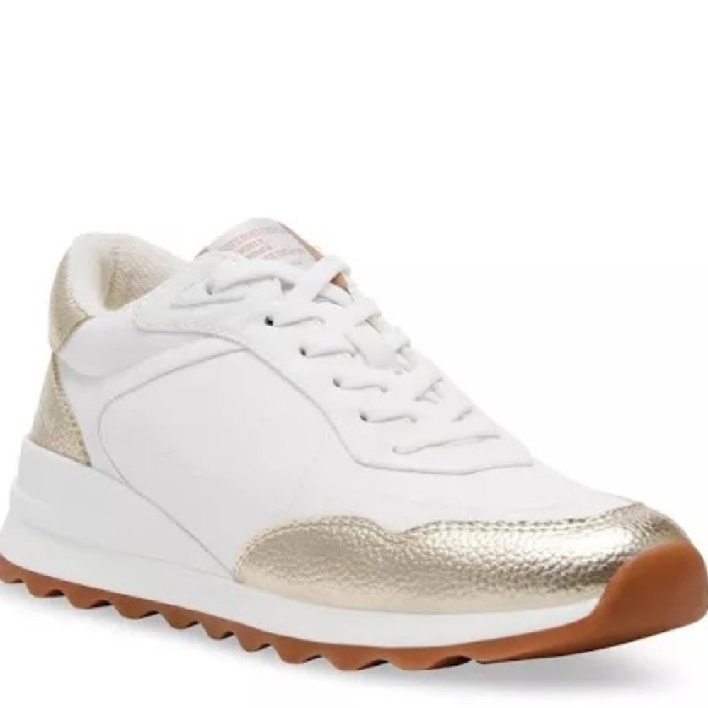 Anne Klein Remix Rose Gold and White Sneakers